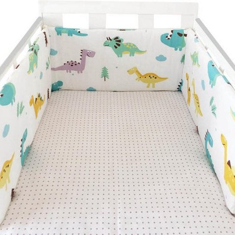 tour de lit bebe berceau decor dinosaures