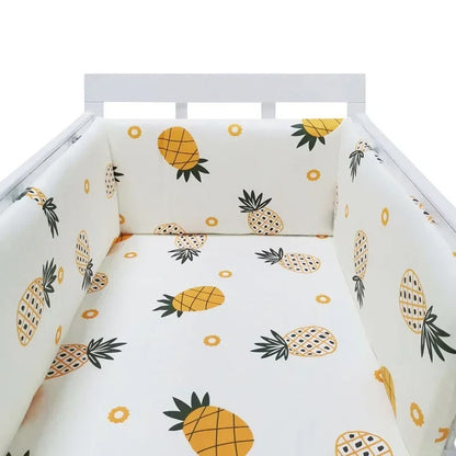 tour de lit bebe berceau imprime ananas