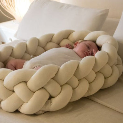 tresse de lit bebe beige dort