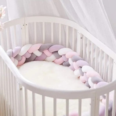 tresse de lit bebe multicouleur berceau